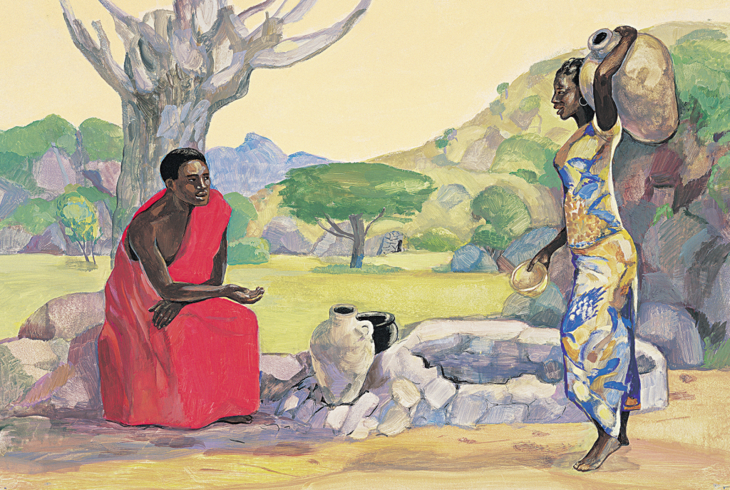 jesus and samaritan woman