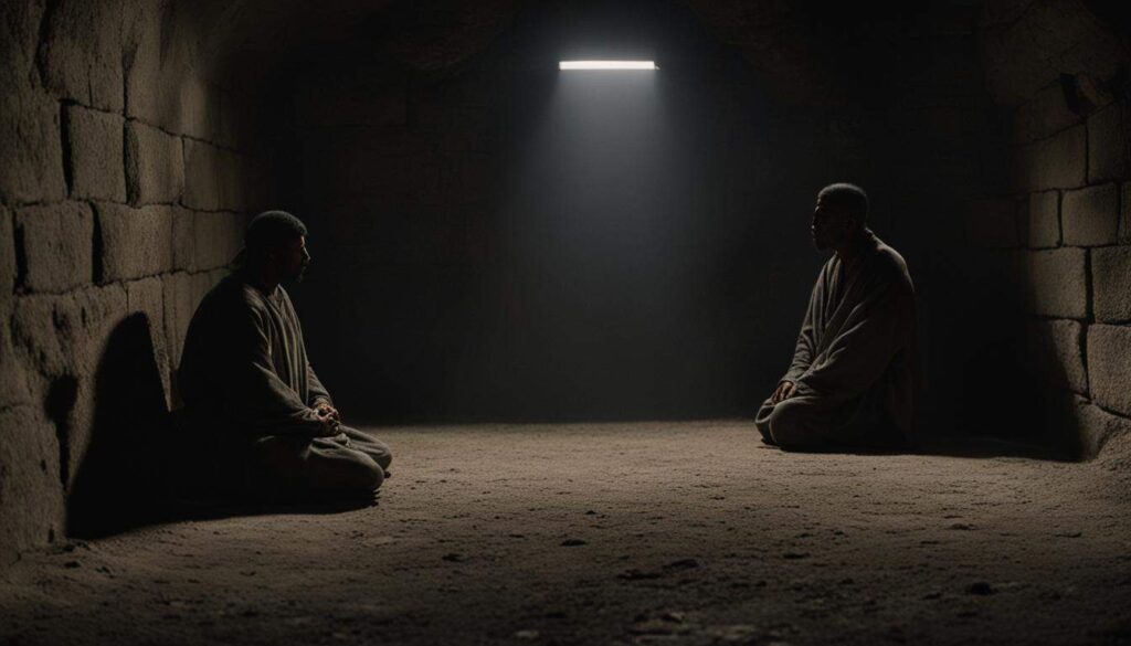 Paul and Silas in prison